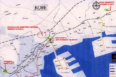 The Snatcher locations in existing Kobe.