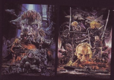 MGS2 Ohrai artwork as promised! Not sure about this cos Snake looks like a Zombie and Raiden looks like Fortune! lol. Not to mention Fortune's chest! lol.